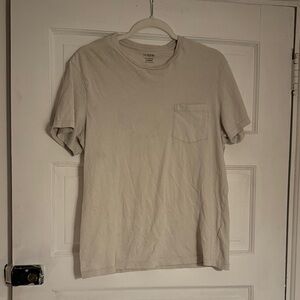 J. Crew Light Beige Short Sleeve Tee